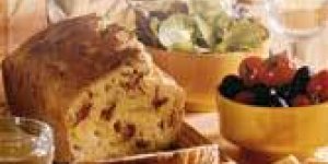 Cake artichauts, basilic et tomates confites