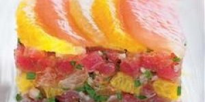 Tartare de thon frais aux agrumes