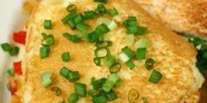 Omelette aux poivrons et au cumin