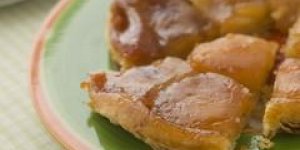Tarte fine aux pommes chaudes