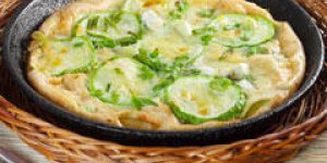 Flan de courgettes au fromage blanc