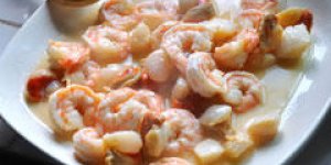 Crevettes a la creme