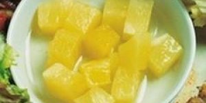 Salade d’ananas au miel et a l’armagnac