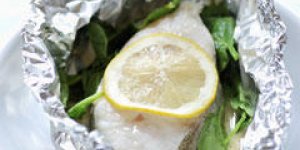 Papillotes de lieu citronne
