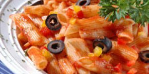 Penne a la tomate et au poivron
