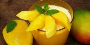 Creme a la mangue et a la noix de coco