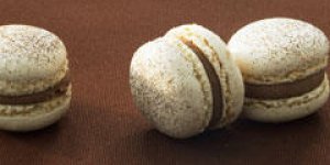 Macaron au chocolat et au poivre