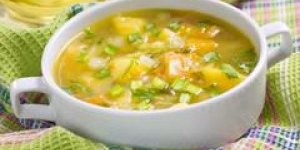 Veloute d-orties aux legumes