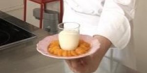 Poelee de clementines caramelisees, emulsion au champagne