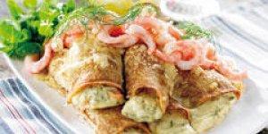 Crepes chinoises aux crevettes