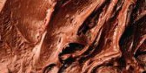 Soupe de chocolat amer en noix de coco