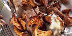 Perche du Nil aux girolles en papillote Weight Watchers