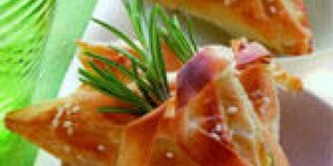 Triangles a la viande hachee et puree de pommes de terre