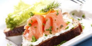 Croustillants de saumon au chevre