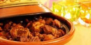 Tajine de jambon et courgettes
