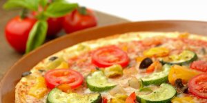 Pizza aux legumes
