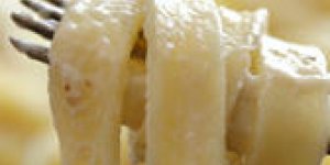 Spaghettis de fromage frais et ses crosnes