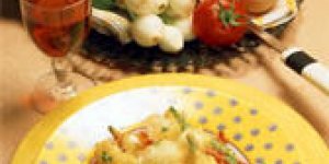 Beignets de petits oignons blancs au sesame