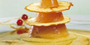 Millefeuille de pommes Granny-Smith et sa mousse