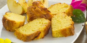 Cake aux pommes et a la cannelle