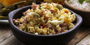 Salade de riz aux legumes du soleil