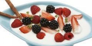Salade de fruits lactee a la vanille