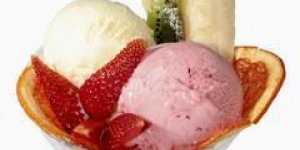Verrine banana split
