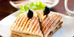 Sandwichs aux legumes et basilic