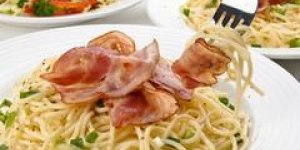 Timbale de pates aux epinards et jambon