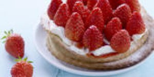Tartelettes fines aux fraises, mascarpone vanille