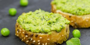 Terrine aux petits pois