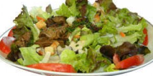 Salade de foies de volaille legere