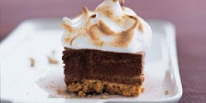 Buche glacee meringuee aux speculoos et chocolat 