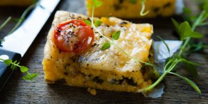 Polenta tomate-olives