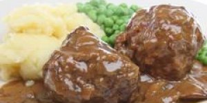 Boulettes de viande et puree de pommes de terre