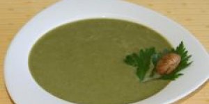 Veloute de feves au poisson
