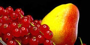 Poires aux groseilles