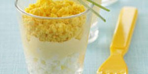 Oeufs mimosa en verrine