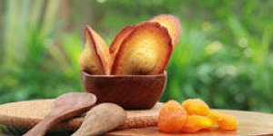 Madeleines aux abricots vanilles