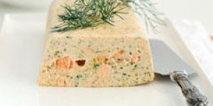 Terrine de poisson, coeur de saumon