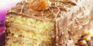 Buche au mascarpone et a la creme de marrons