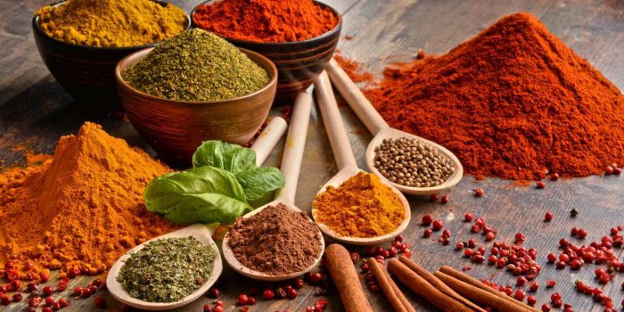 Antioxydants : les 11 epices qui en contiennent le plus
